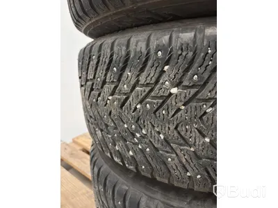 Set of 4 studded M&S wheels, Nokian Hakkapeliitta 8 SUV, 265/60 R18
