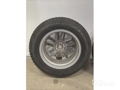 4 studded winter wheels, Kumho WinterCraft SUV, 225/65 R17 106T