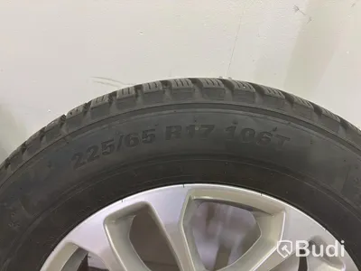 4 studded winter wheels, Kumho WinterCraft SUV, 225/65 R17 106T
