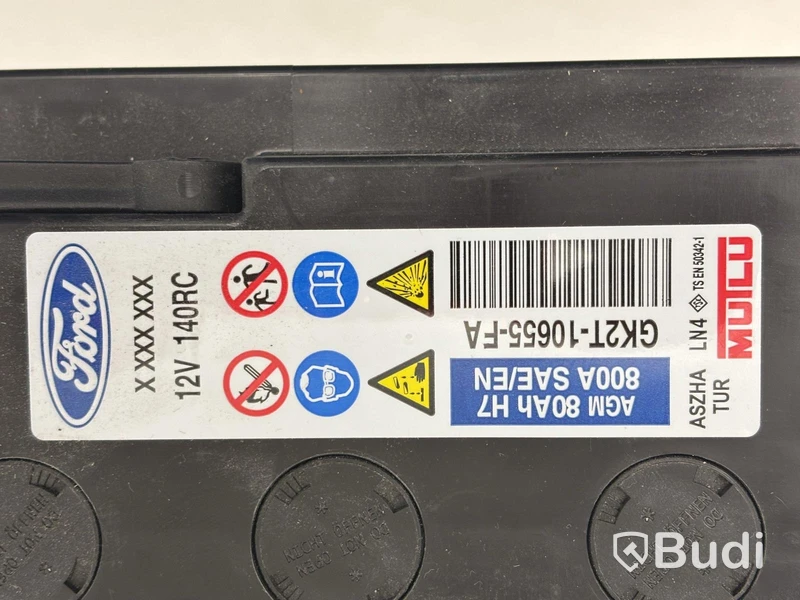 2 st. Bilbatterier Ford, GK2T-10655-FA