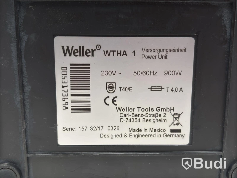 Varmluftsstation Weller, WTHA 1
