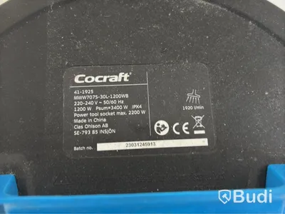 Grovdammsugare Cocraft, 41-925