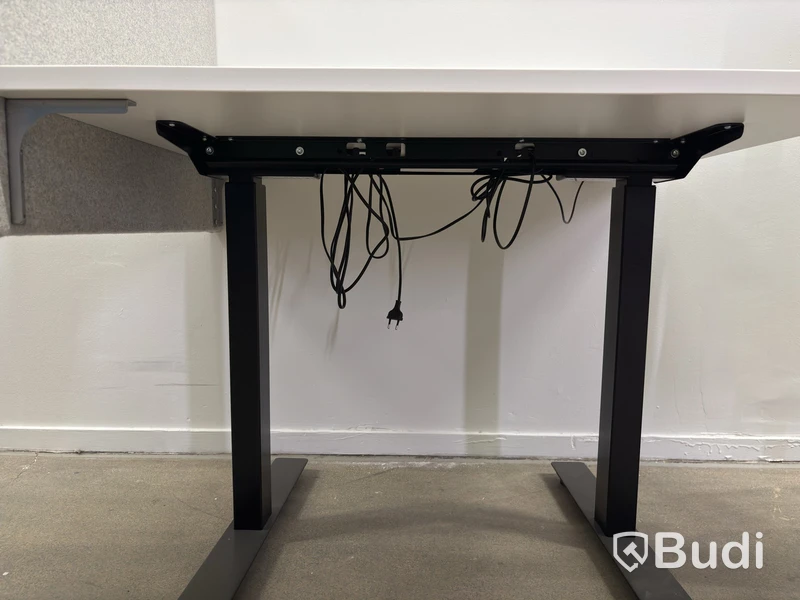 Height-adjustable desk with screen, Edsbyn, incl. office chair
