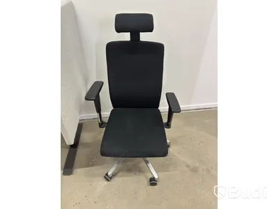 Height-adjustable desk with screen, Edsbyn, incl. office chair