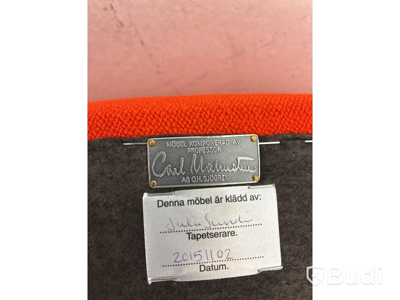 Fåtölj inkl. fotpall Carl Malmsten