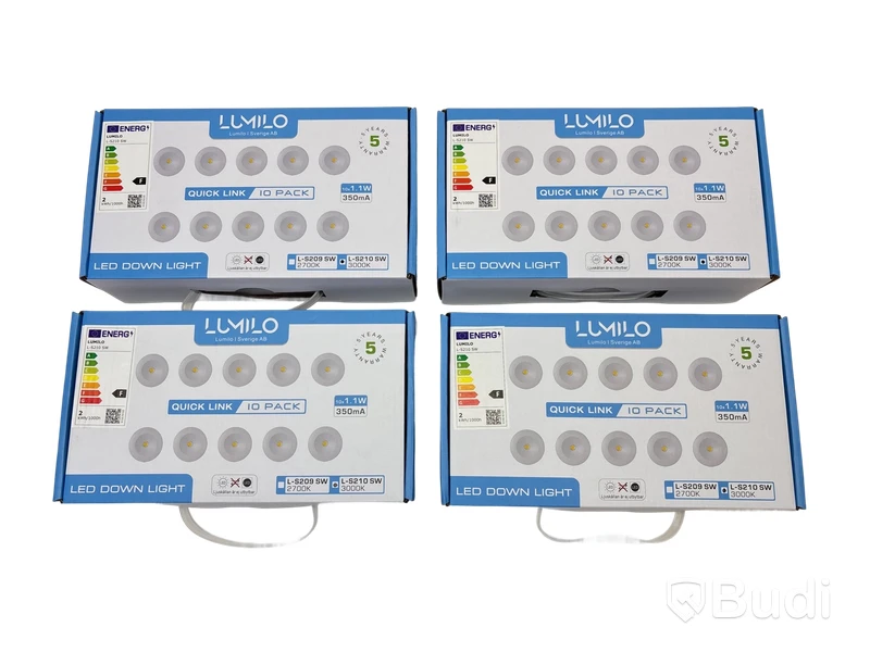 4 st. 10-pack LED-lampa Lumilo Quick link