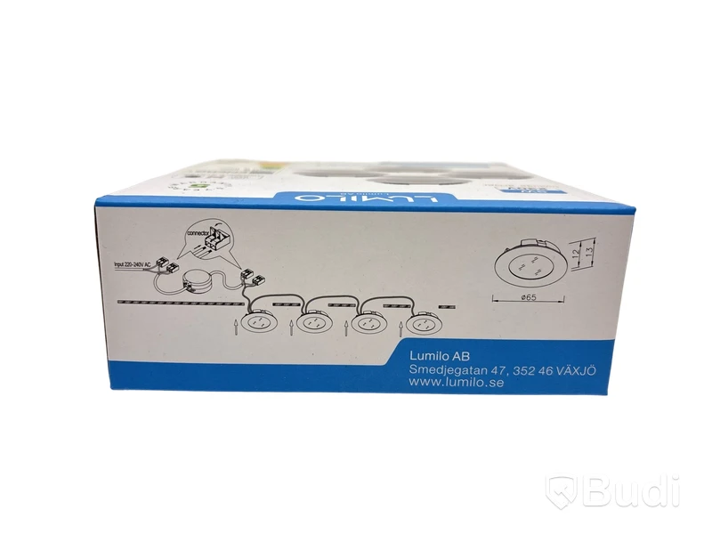 5 st. 4-pack LED-lampor Lumilo, Totum W 3000k, Quick Link