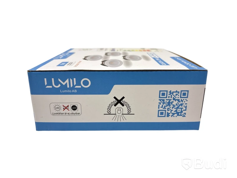 5 st. 4-pack LED-lampor Lumilo, Totum W 3000k, Quick Link