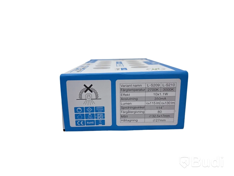 3 st. 10-pack LED-lampa Lumilo Quick link