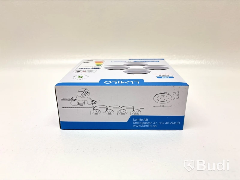 5 st. 4-pack LED-lampor Lumilo, Totum W 2700k, Quick Link
