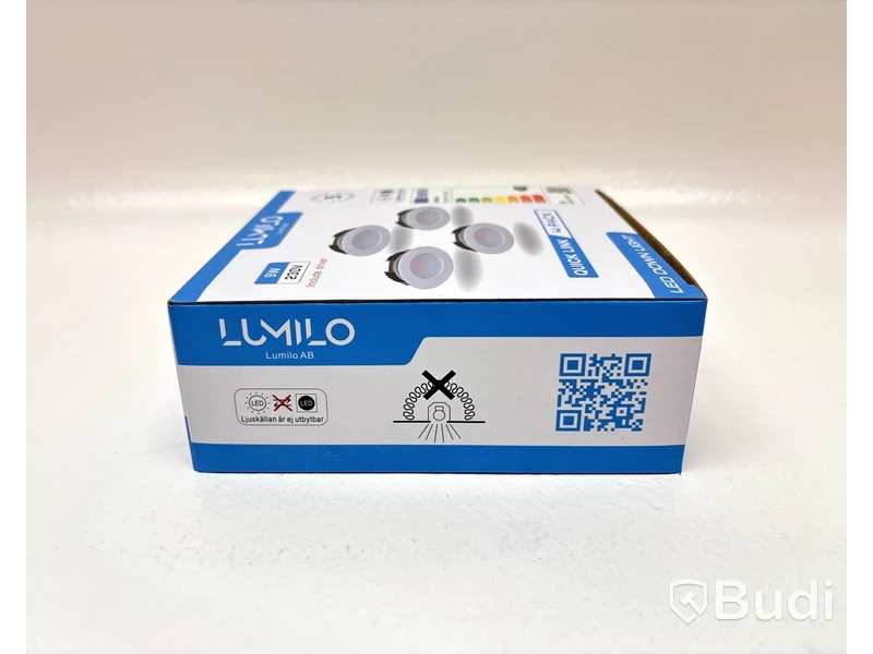 5 st. 4-pack LED-lampor Lumilo, Totum W 2700k, Quick Link