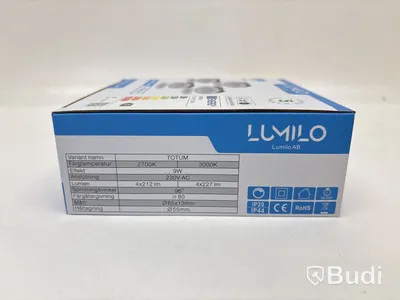 10 st. 4-pack LED-lampor Lumilo, Totum N 2700k, Quick Link