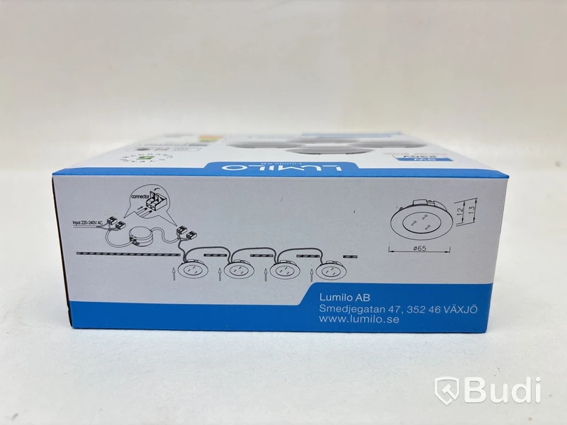 5 st. 4-pack LED-lampor Lumilo, Totum N 2700k, Quick Link