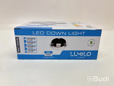5 st. 4-pack LED-lampor Lumilo, Totum N 2700k, Quick Link