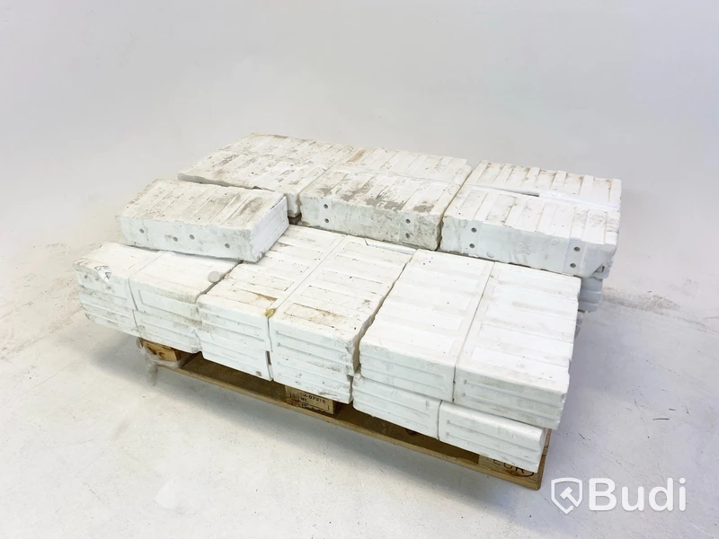 Parti med plattor i travertine, 40x40 cm