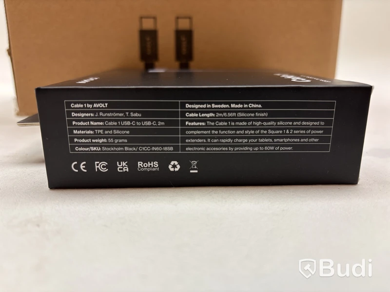 6 st. USB-C kablar Avolt