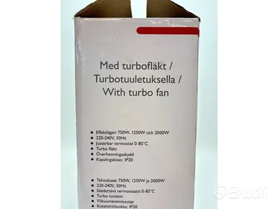 Värmeelement Malmbergs, 2000W, vit