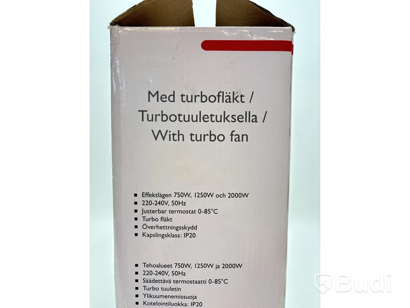 Värmeelement Malmbergs, 2000W, vit