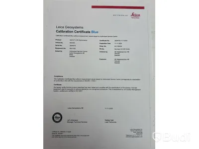 Leica Geosystem - fältdator, mätutrustning, teleskåpstång
