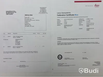 Leica Geosystem - fältdator, mätutrustning, teleskåpstång
