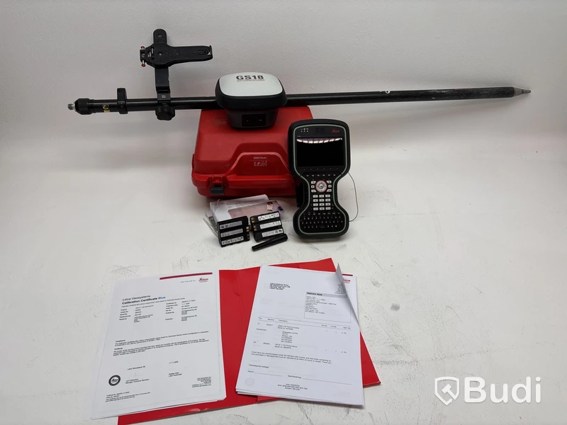 Leica Geosystem - fältdator, mätutrustning, teleskåpstång