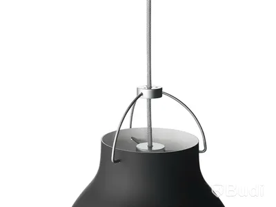 Taklampa Fritz hansen, Caravaggio P3, matt svart. Ord. pris inkl. moms: ca 9199 kr.