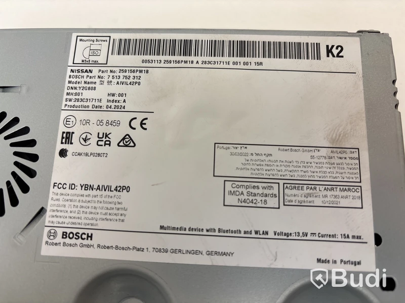 Bilstereo Bosch, AIVIL42P0.