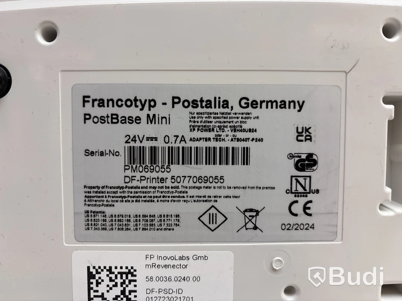 Frankeringsmaskin Postbase, Mini.