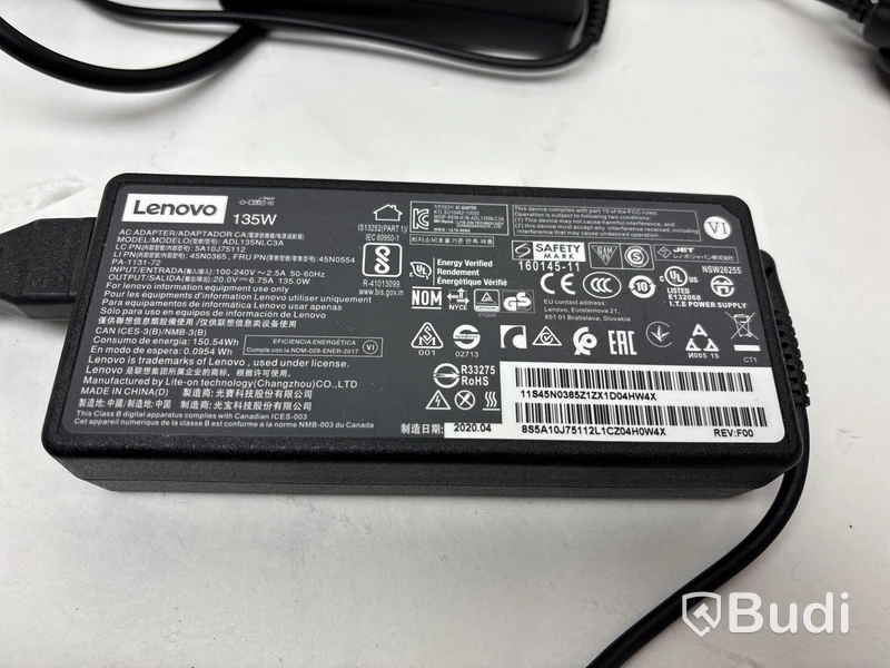 6 st. Laddare Lenovo inkl. HDMI-kabel