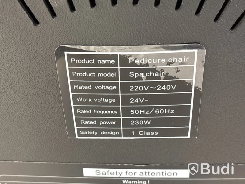 Pedikyrstol Smile Pipefree Jet, SK-8057