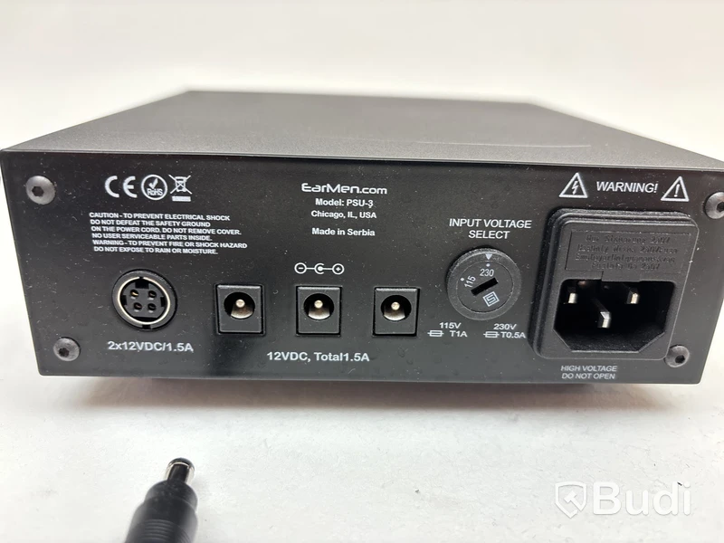 DAC och nätaggregat EarMen Tradutto och PSU-3