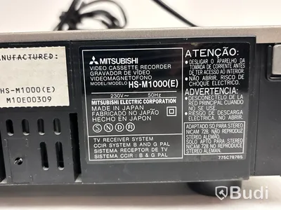 Videobandspelare Mitisubishi M1000(E)