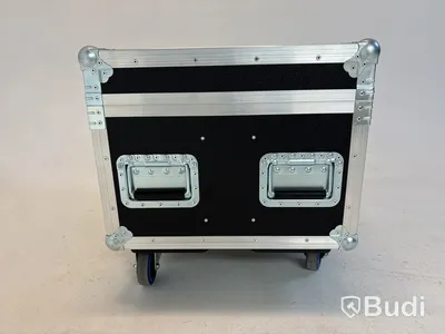 4 st. LED-moving head wash-lampa Rush, MH 6 Wash inkl. case Amptown