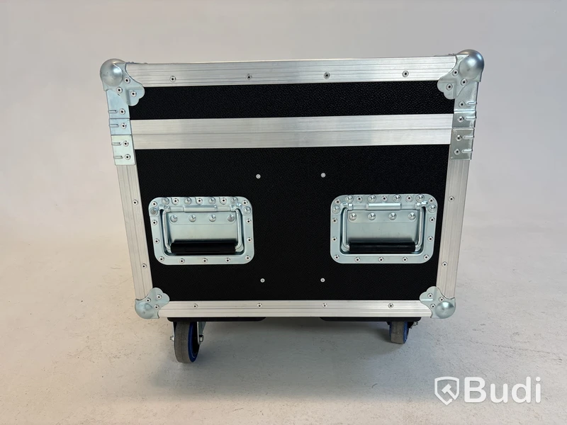 4 st. LED-moving head wash-lampa Rush, MH 6 Wash inkl. case Amptown