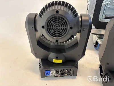 4 st. LED-moving head wash-lampa Rush, MH 6 Wash inkl. case Amptown