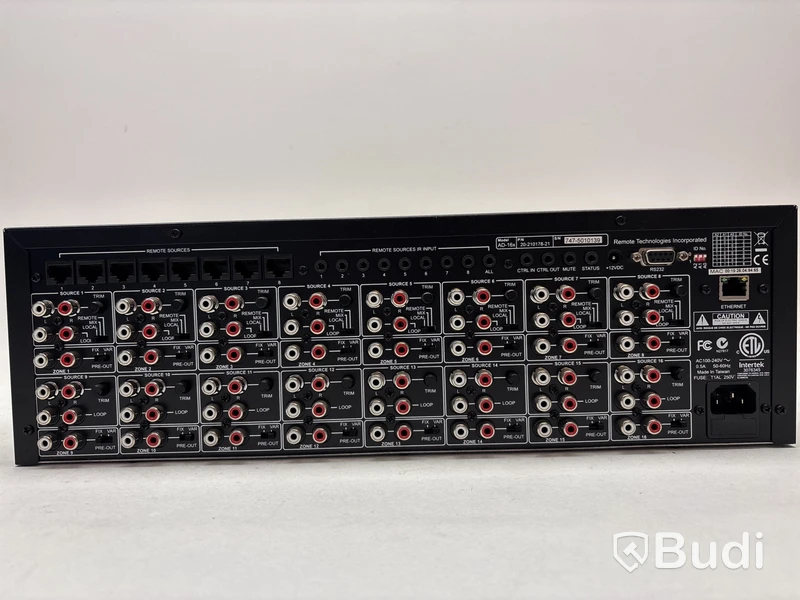 Ljudmatris-switch för multi-room ljudsystem RTI, AD-16x.