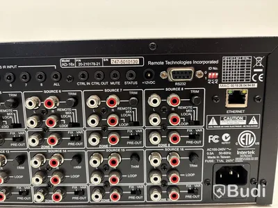 Ljudmatris-switch för multi-room ljudsystem RTI, AD-16x.