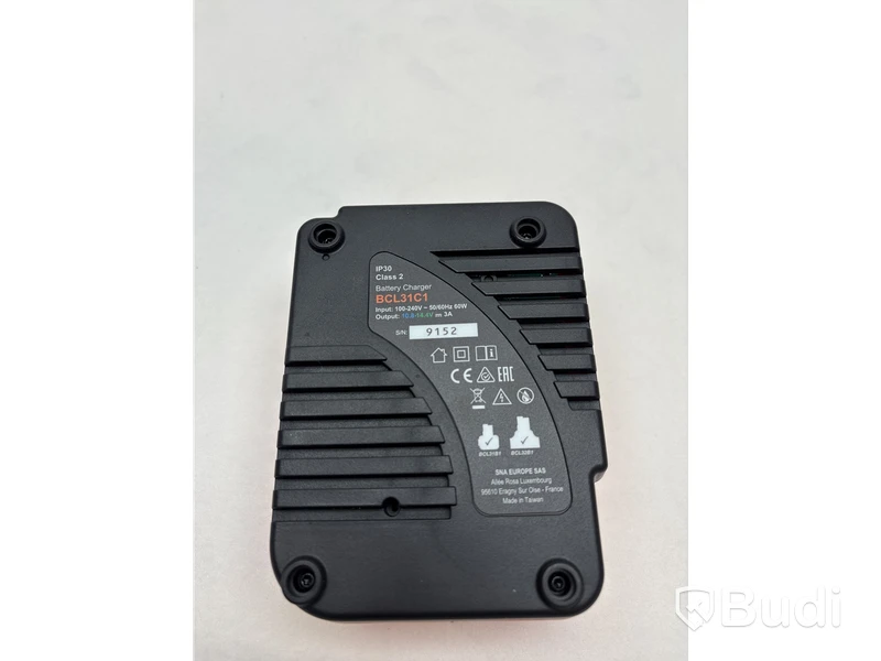 Batteriladdare Bahco BCL31C1  för 12V och 14,4V Li-ion batterier