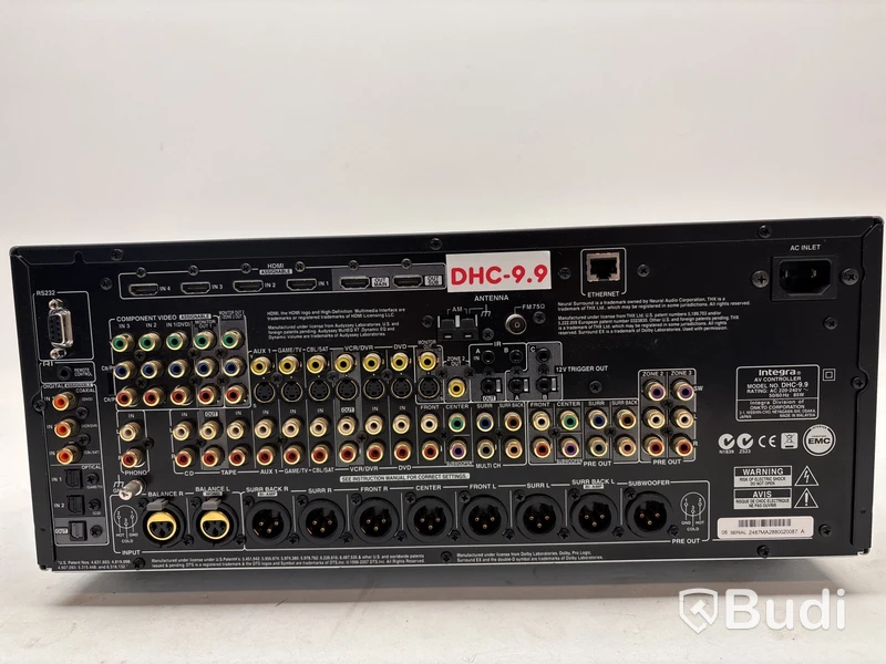 7.1 kanals hemmabioförstärkare/processor Integra, DHC-9.9