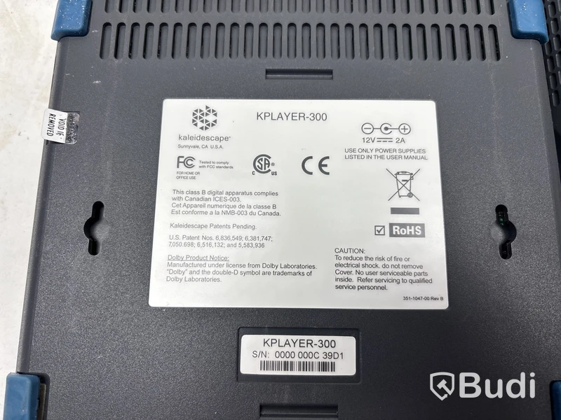 2 st. Mediaspelare Kaleidescape, Kplayer-300.
