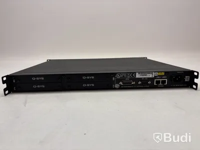 Hårdvaruenhet för ljudsystem Quality Systems Co, Q-SYS I/O frame.