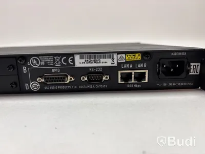 Hårdvaruenhet för ljudsystem Quality Systems Co, Q-SYS I/O frame.