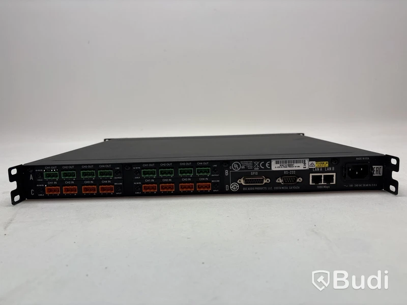Hårdvaruenhet för ljudsystem Quality Systems Co, Q-SYS I/O frame.