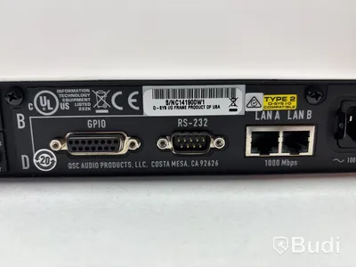 Hårdvaruenhet för ljudsystem Quality Systems Co, Q-SYS I/O frame.