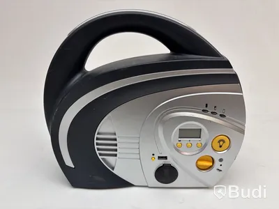 Batteridriven kompressor Biltema.