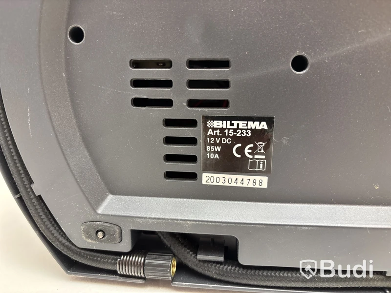 Batteridriven kompressor Biltema.