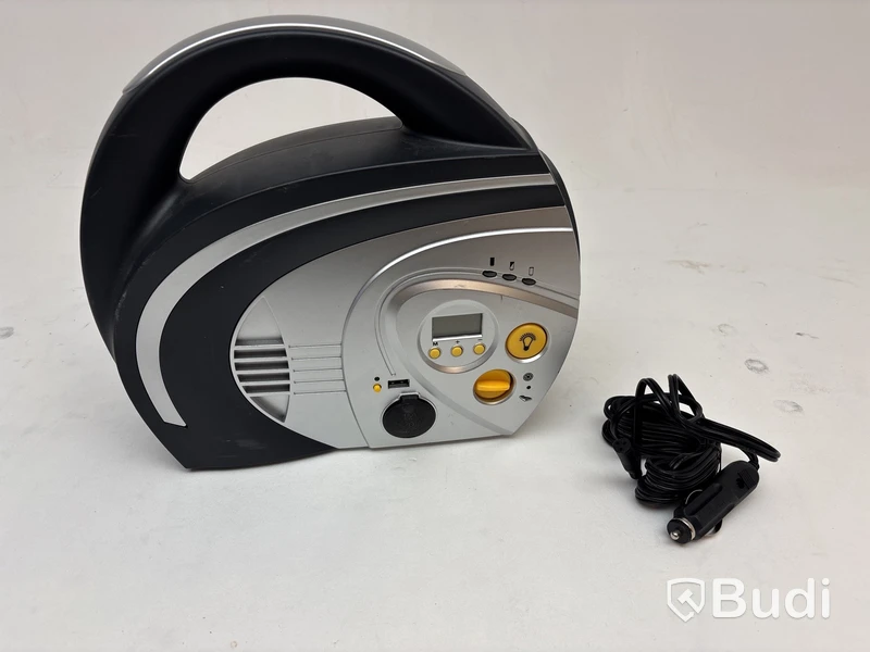 Batteridriven kompressor Biltema.
