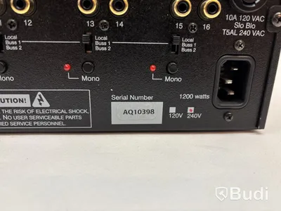 Flerkanalsförstärkare i klass H AudioControl, Architect Model 1160
