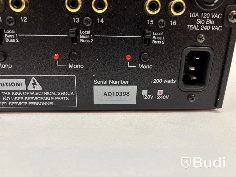 Flerkanalsförstärkare i klass H AudioControl, Architect Model 1160