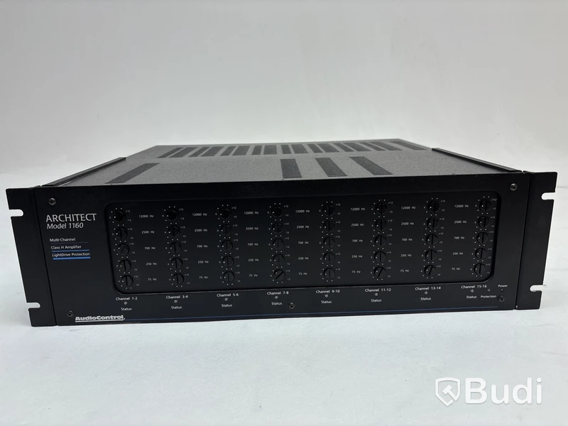 Flerkanalsförstärkare i klass H AudioControl, Architect Model 1160